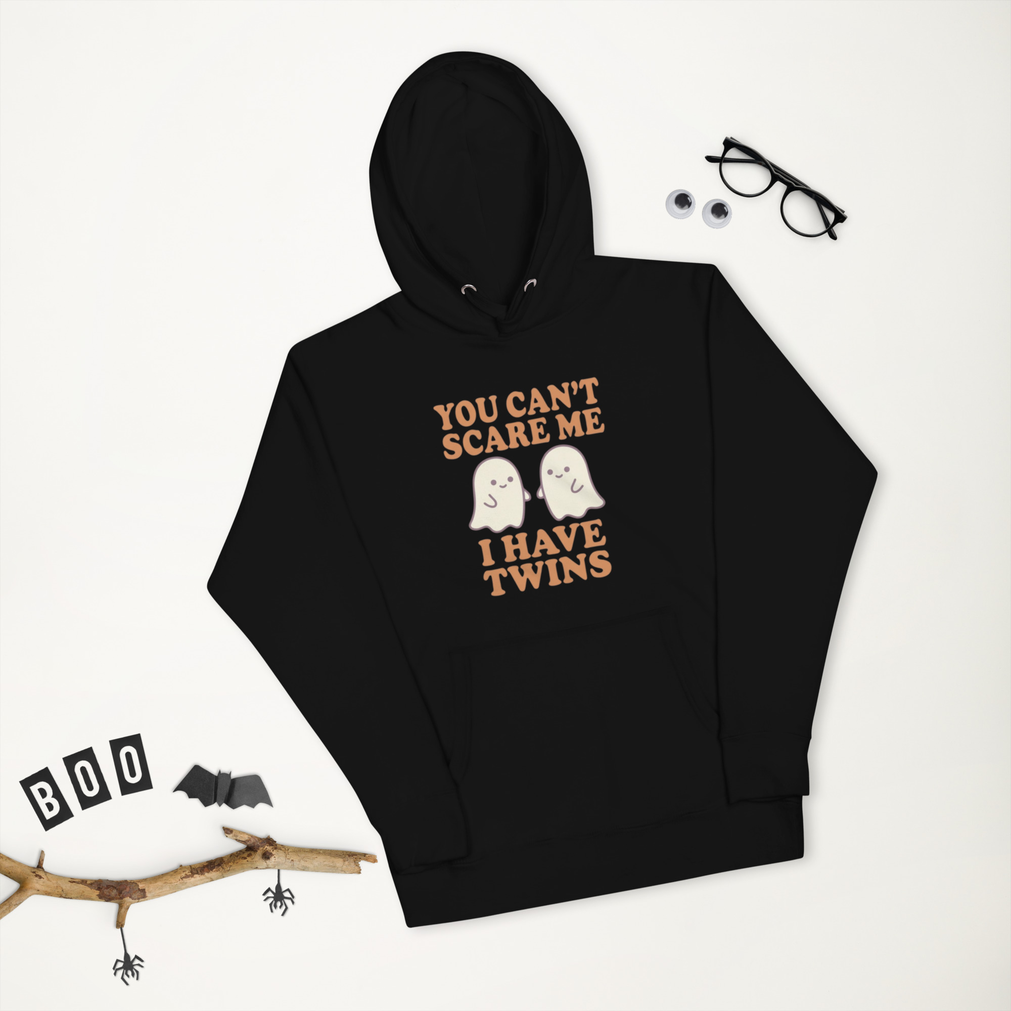 You Can't Scare Me I Have Twins Hoodie - Image 2