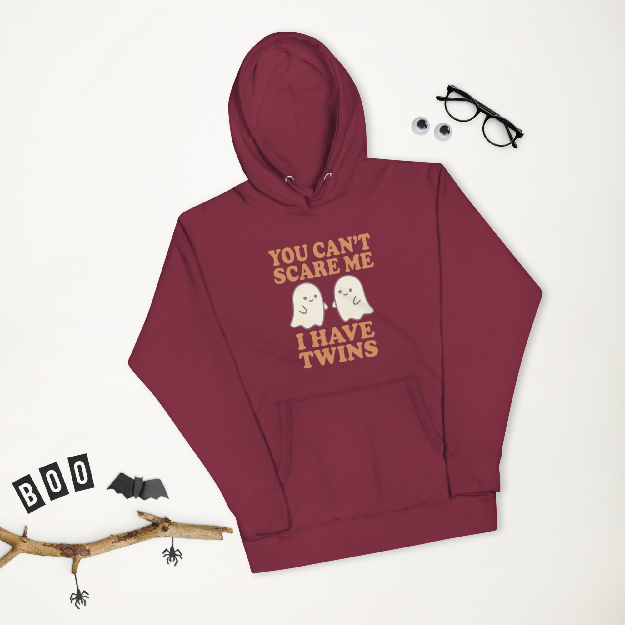 You Can't Scare Me I Have Twins Hoodie - Image 10
