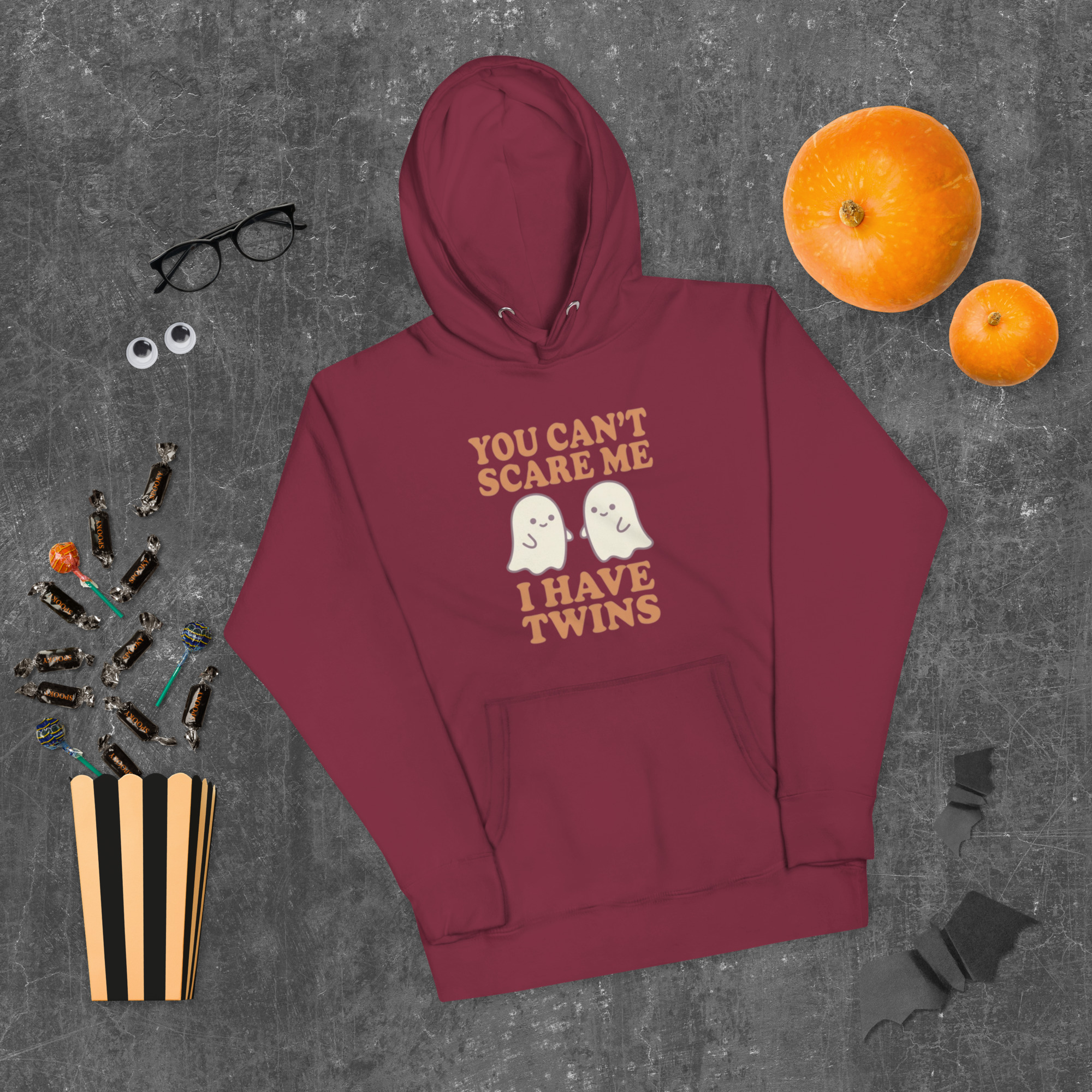 You Can't Scare Me I Have Twins Hoodie - Image 9
