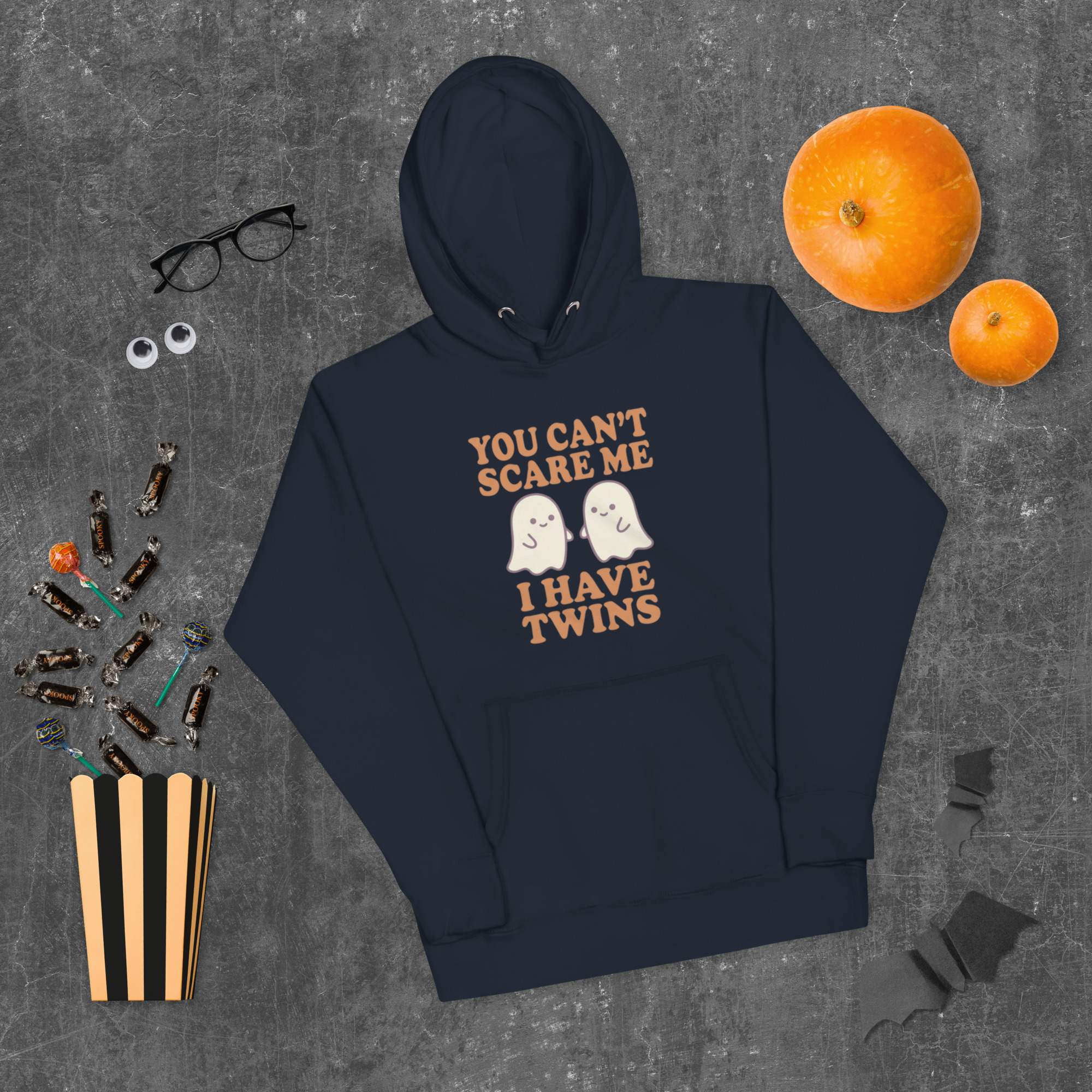 You Can't Scare Me I Have Twins Hoodie - Image 5