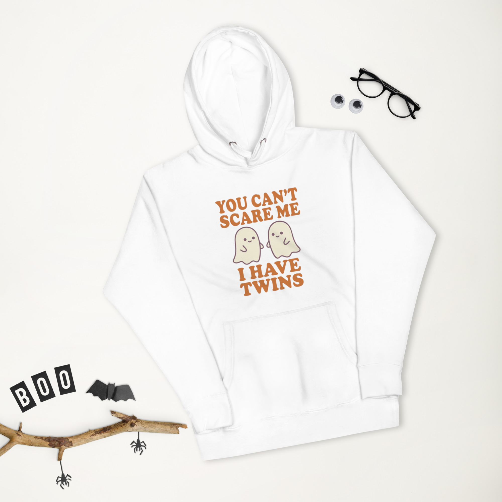 You Can't Scare Me I Have Twins Hoodie - Image 18