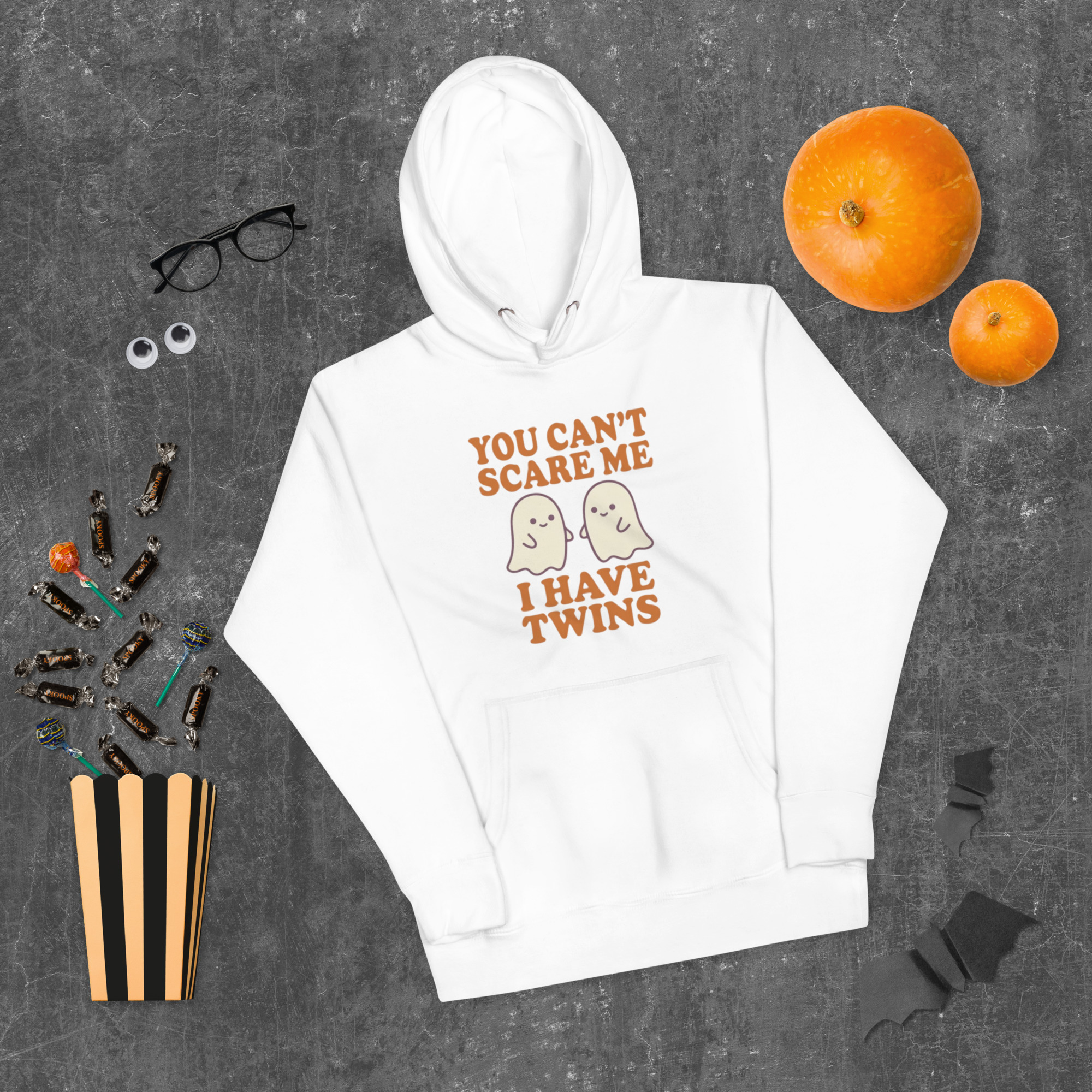 You Can't Scare Me I Have Twins Hoodie - Image 17