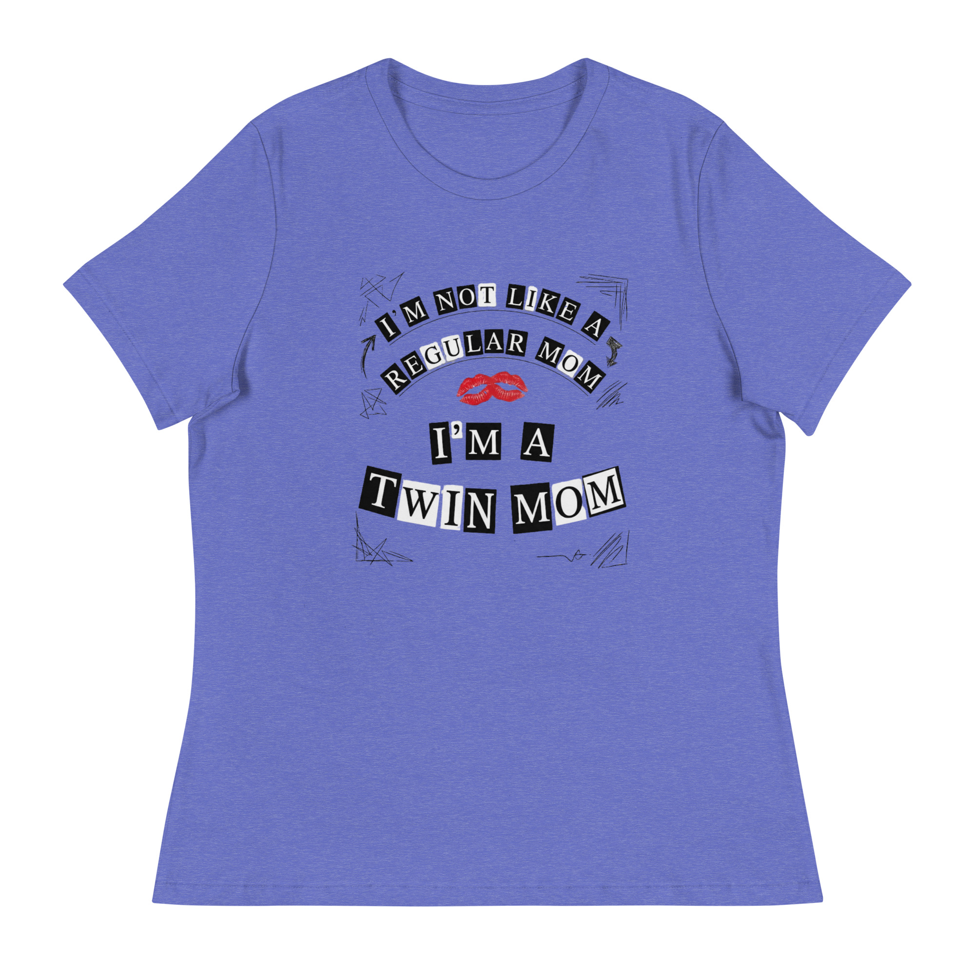 Twin Mom Mean Girls Cut Out T-Shirt - Image 5
