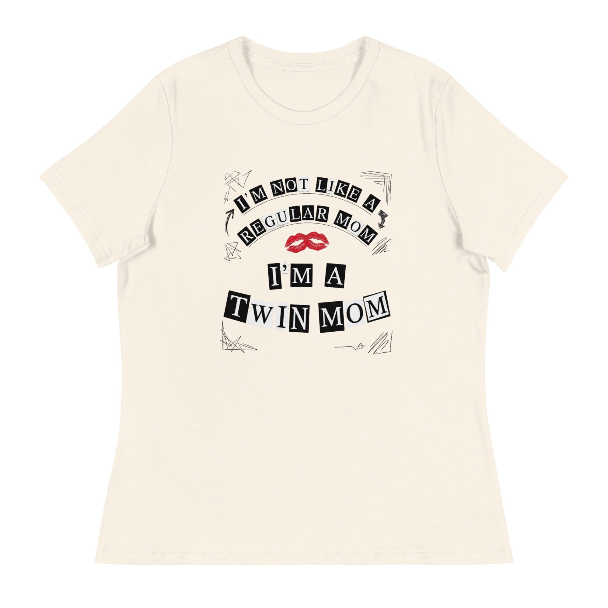 Twin Mom Mean Girls Cut Out T-Shirt - Image 12