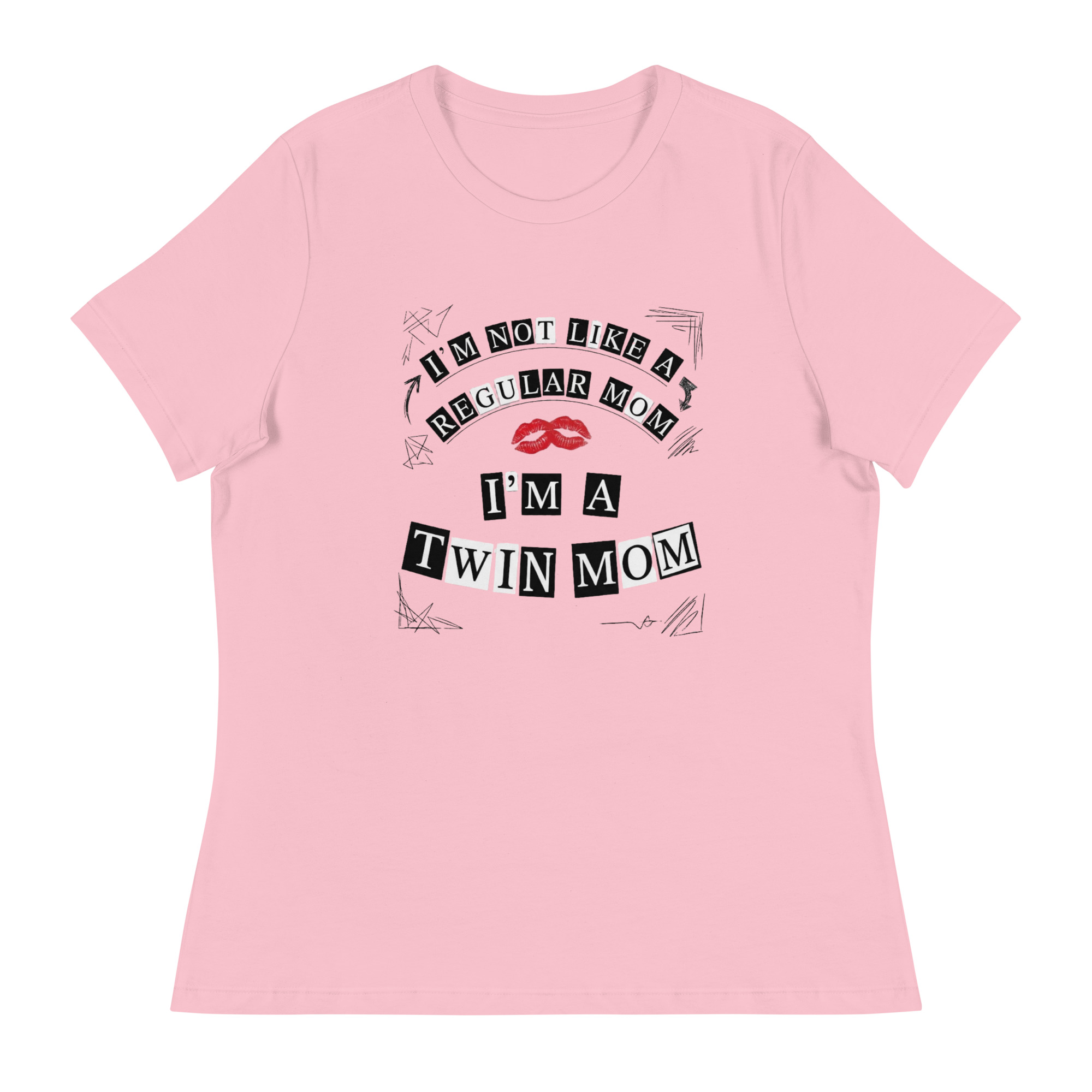 Twin Mom Mean Girls Cut Out T-Shirt