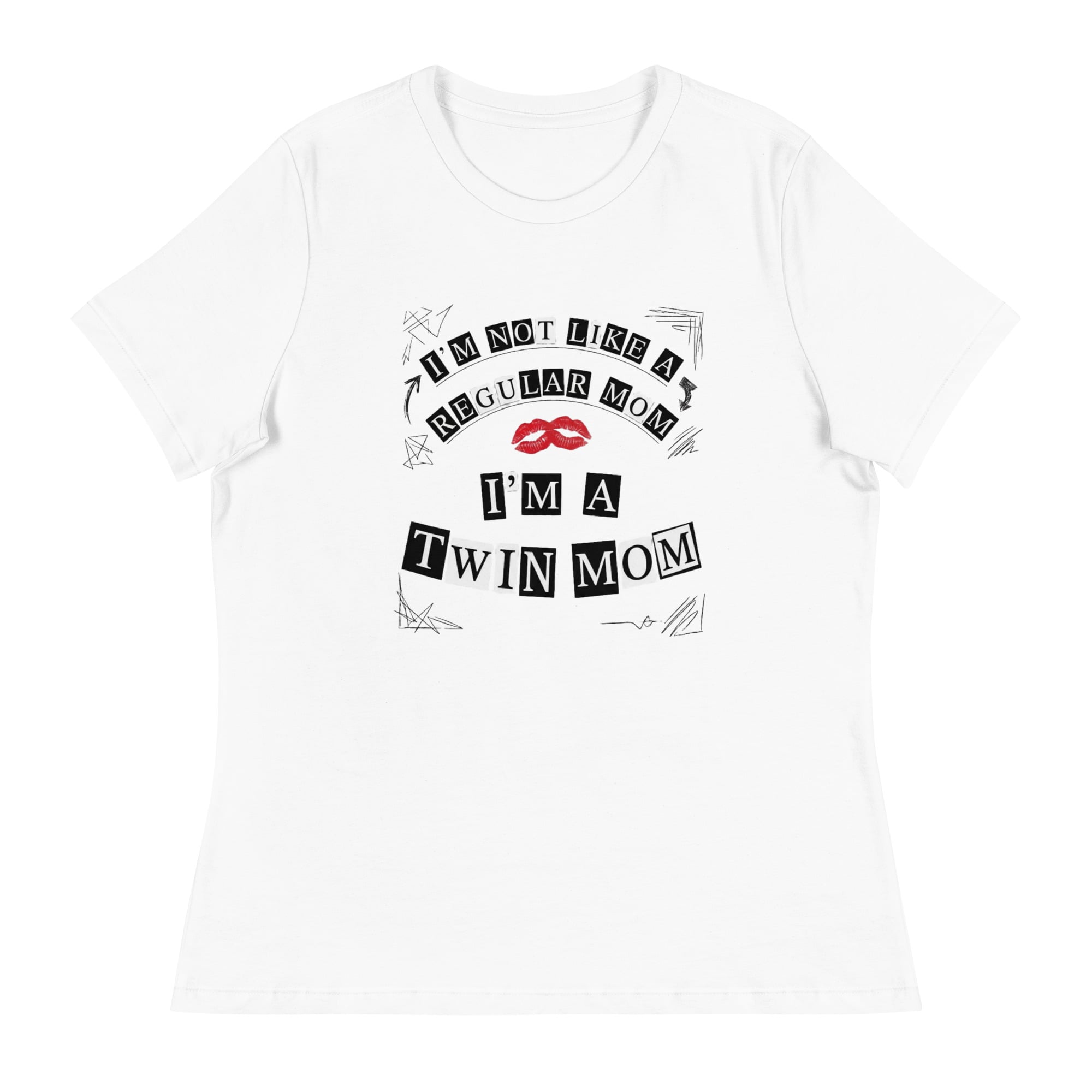Twin Mom Mean Girls Cut Out T-Shirt - Image 13
